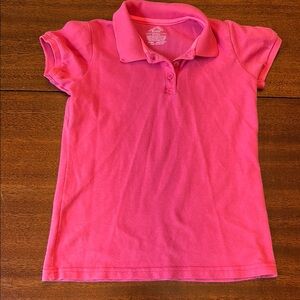 Pink Kids Polo Shirt